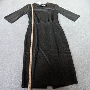 Yoox Sheath Grey Dress